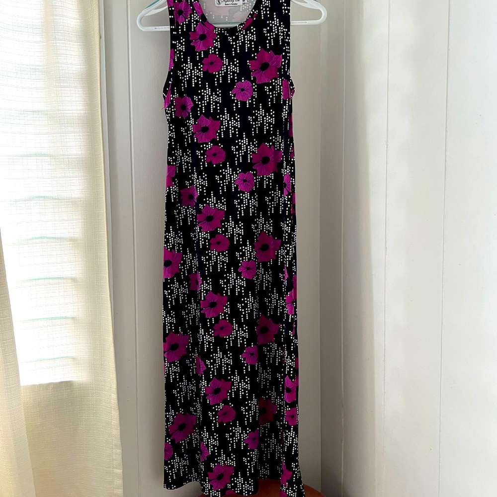Fighting eel maxi dress